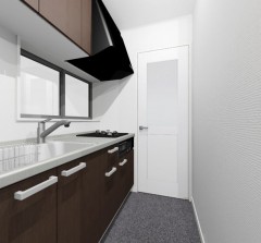 ３DKの中古マンションから事務所へリフォーム